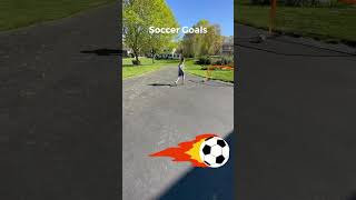 Soccer Goals #soccer #practice #outside