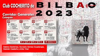 26 de agosto de 2023. 6º coloquio del Club Cocherito de Bilbao