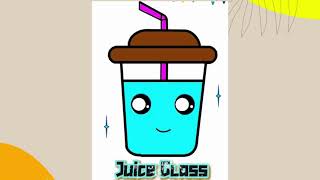 How to Draw Cute 🍹JUICE GLASS🍹Step By Step, Draw Cute Inspiration for kids #cute #drawing #youtuber