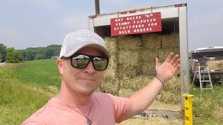 Self serve hay station is officially open!!!!