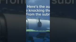 Durante la búsqueda se logra capturar cada 30 segundos estos sonidos #oceangate #submarine #titanic