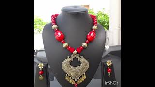 💃Stylish silver oxidized necklace for office & party!! Best in quality & affordable price. #fashion