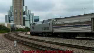 Amtrak 152 (Texas eagle) arrives Dallas union station ©