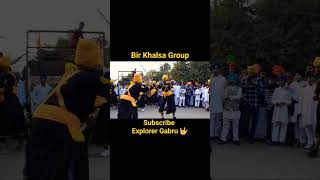 Gatka Performance - Bir Khalsa Group - Radio #explorergabru #shorts #viral #viralshorts