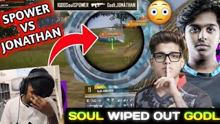 SPOWER VS JONATHAN 😲🔥 | GODL VS SOUL 4v4 FIGHT 😱 - NEYOO REACTION