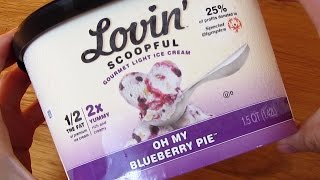 Lovin Scoopful - Oh My Blueberry Pie Ice Cream