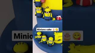 Minions cake 🎂😋🤩 #youtube #shorts #viral #cake #lifewithaizaakhtar