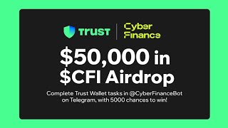 Cyber Finance 50000 $ cfi airdrop #cyberfinance