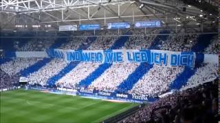 Schalker Choreo vs. Stuttgart (Schalke 04 - VfB Stuttgart 02.05.2015)