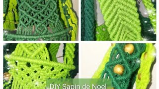 Sapin de Noël - Macramé