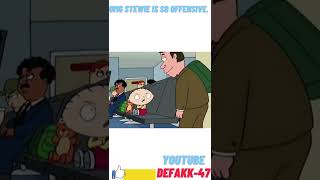 HELL NOO  STEWIE IS OFFENSIVE #shorts #familyguy