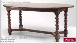 French Antique Refectory Regence Tables for Sale