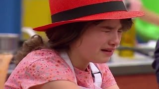 Master Chef Junior 2017. Michelle sufre quemadura (Programa 6)