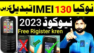 NOKIA 130 IMEI Change code 2023|Nokia 130 change/repair imei code ! Nokia 130 ta1017 imei code