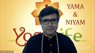 Yama & Niyama - Dr Radheshyam Mishra on Ashtanga Yoga at Naveda Wellness Hong kong live lecture