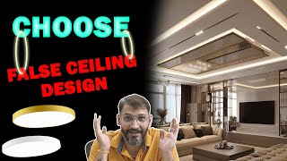 Transform Your space with the Perfect False Ceiling Design as per Area