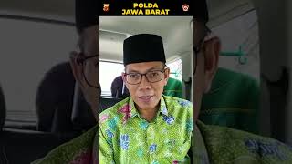 Ucapan Terimakasih dari Ketua PWNU Jabar Kepada Polda Jabar