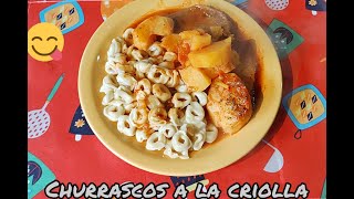 CÓMO HACER CHURRASCOS A LA CRIOLLA , BIEN ARGENTINOS cocinando con Valeria