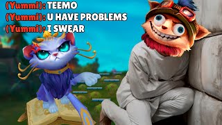 ¡Me DICE que TENGO PROBLEMAS! Por HACER ESTO con TEEMO JUNGLA😈