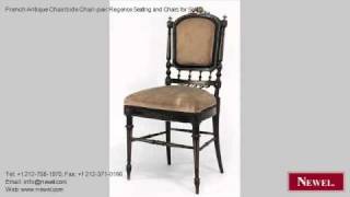 French Antique Chair/side Chair-pair Regence Seating and