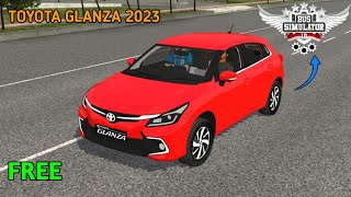 TOYOTA GLANZA 2023 FOR BUS SIMULATOR INDONESIA BUSSID FREE DOWNLOAD