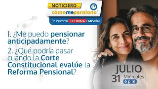 ¿Me puedo pensionar anticipadamente?