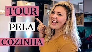 TOUR PELA COZINHA PEQUENA | DECORAÇÃO | PLANEJADOS