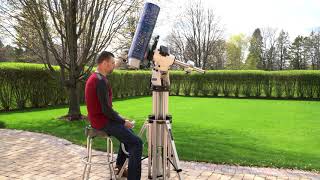 Pier-Tech Tri-Pier 2 portable height adjustable telescope pier. Questar 7" Mak telescope.