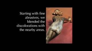 French Bronze Sculpture Restoration: Dancer with a Tambourine