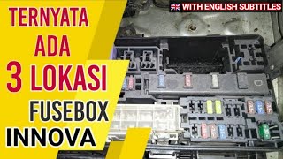 FUSEBOX Car Location - INNOVA ( Lokasi fusebox innova ) english sub.