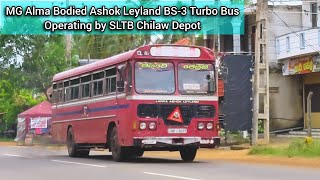 MG Alma Bodied Ashok Leyland BS-3 Turbo Viking Bus Operating by SLTB Chilaw Depot on 3 Routes Daily