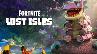 Fortnite Lost Isles New Lego Pass + Gameplay!