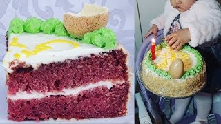 عيد ميلاد أميرتي في الحجر الصحي 🎂 كيك عيد ميلاد سهل و إقتصادي 🍰مكونات موجودة في كل مطبخ