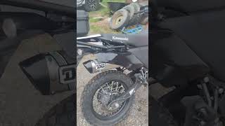 2022 Kawasaki KLR650 DG Exhaust