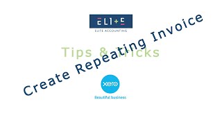 Tips & Tricks - Create Repeating Invoice