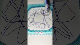 How many rotations did the pen make in total? ?? #Spirograph #satisfying #shorts