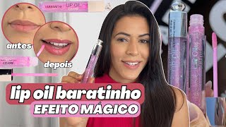 LIP OIL GLOW MÁGICO QUE MUDA DE COR - Hidratante Labial em Óleo LABRANCHE BARATINHO | Make com Lari