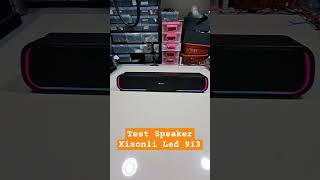 TEST SUARA SPEAKER LONG BAR KISONLI LED 913 SUARA MANTAP #speakerbluetooth  #kisonli #speaker