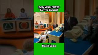 Betty White's Sexy FLIRT For The Camera   #matchgame #bettywhite #funny #gameshow  #1970s #laugh