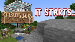 Starting From Scratch - NomadCraft Season 2  -  Cool Minecraft SMP 1.18