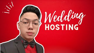 Wedding Reception Hosting - Ending the Program Video Clip by Jhun Martin