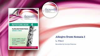 Allegro from Sonata I (Piano Accompaniment)