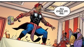 Panels they almost went with in the racist What if Miles Morales became Thor!