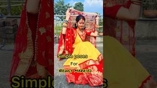 Simple poses for newly married😍/RADHA RAJVANSHI🧿#viralvideo #ytshorts #shorts #trending #viral