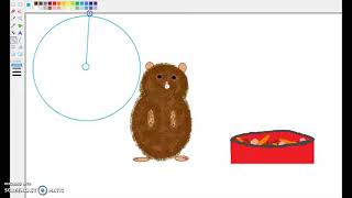 Hamster tekenen met Paint | Drawing Hamster with Paint