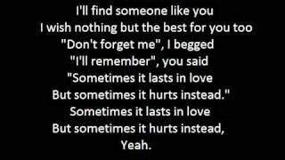 Adele - Someone Like You Lyrics