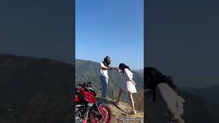 Love song 😍 romantic Couple's bike ride whatsapp status||#short#love #status#bike#viral #ytshorts