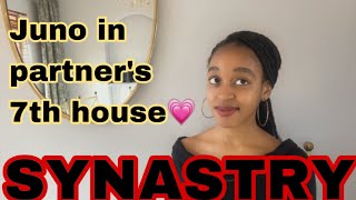 SYNASTRY Juno in partner’s 7th house synastry (common ground💗💭)