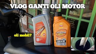 Ganti oli motor matic pake oli mobil?!