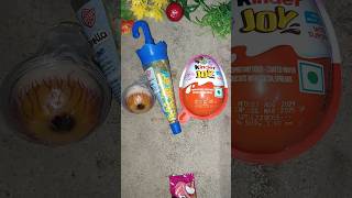 Eye 👁️ Ball Jelly With Umrella Fennel in Kinder Joy Box #shorts#viralvideo